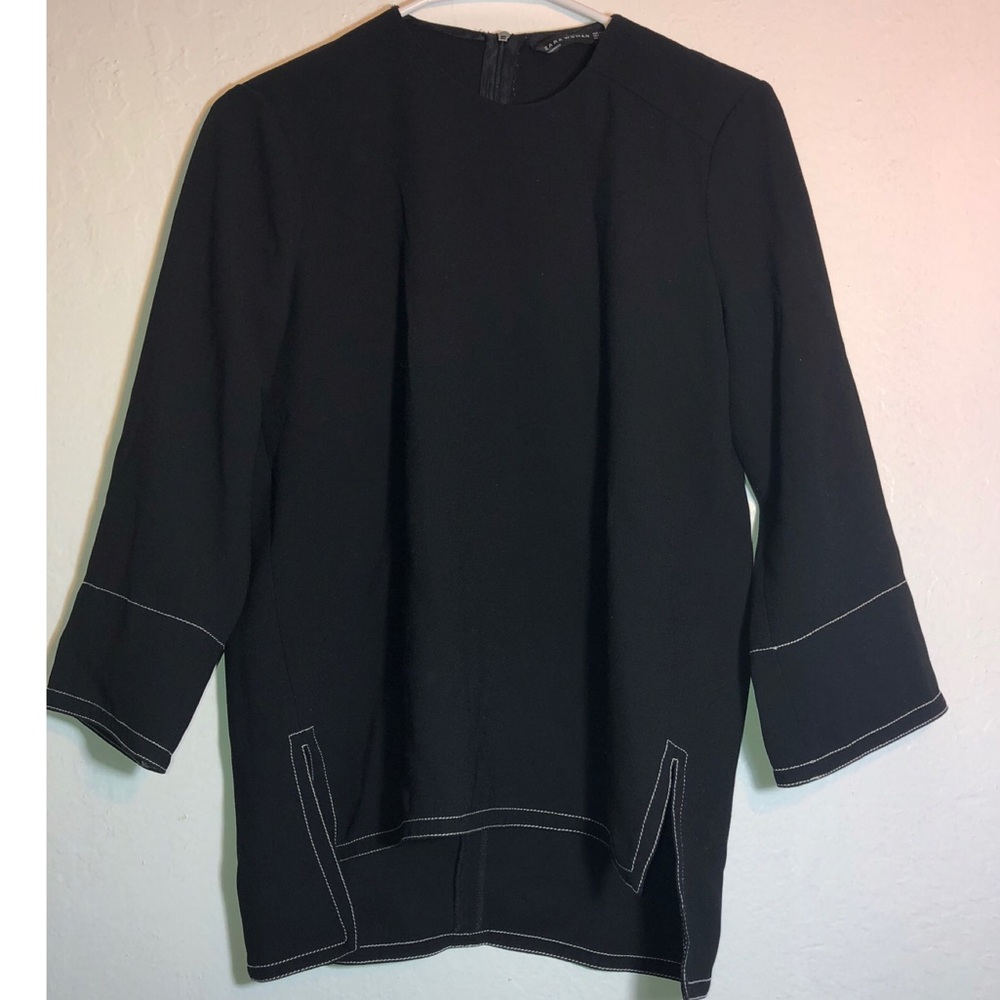 Zara women 3/4 sleeve length blouse
